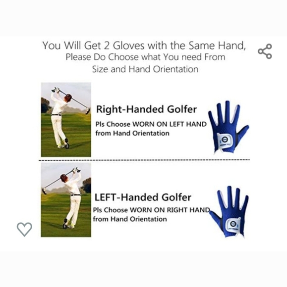 SOLD Singer Ten (3) KIDS GOLF GLOVES SMALL 2 left and one right included - Picture 9 of 10